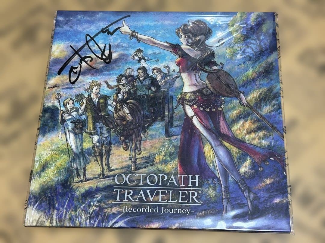 オクトパストラベラー　lp アナログレコード　西木康智直筆サイン入り　新品未開封
