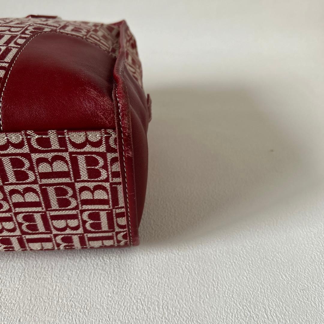 美品✨バーバリーブルーレーベル　ビンテージバッグ ボストンバックBロゴ　総柄