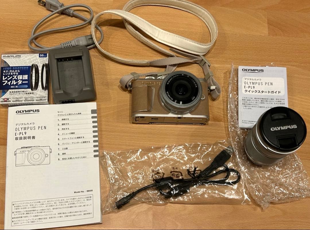 OLYMPUS PEN E-PL9 ミラーレス一眼 ブラウン