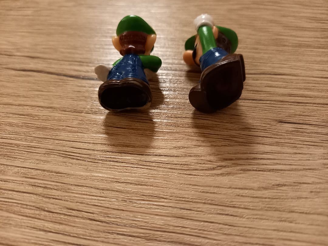 『希少レトロ』バンダイ　ハッスルマリオルイージー5体セット　ソフビ1986年食玩