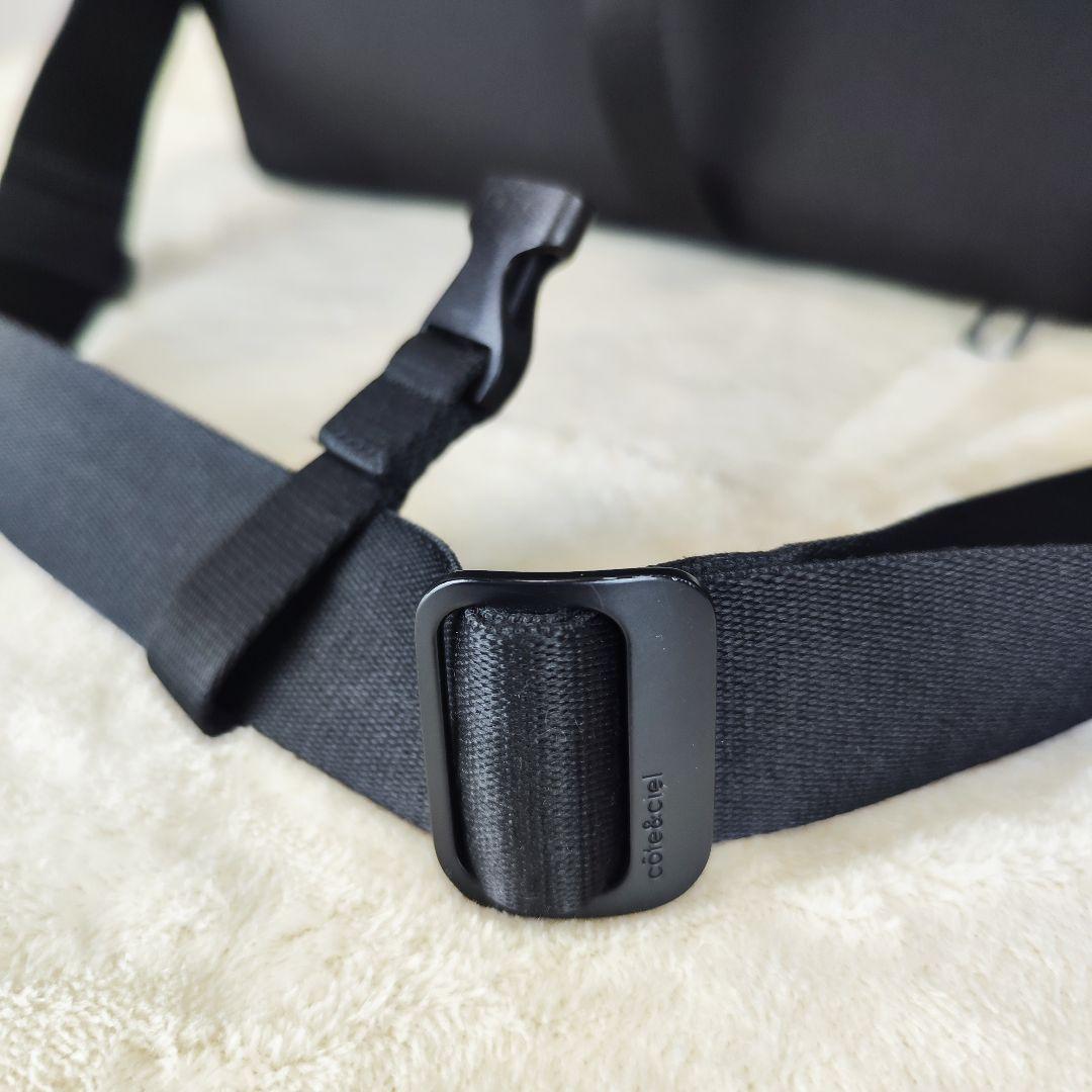 コートエシエル riss リス ボディバッグ 黒 大容量 13インチ 収納可