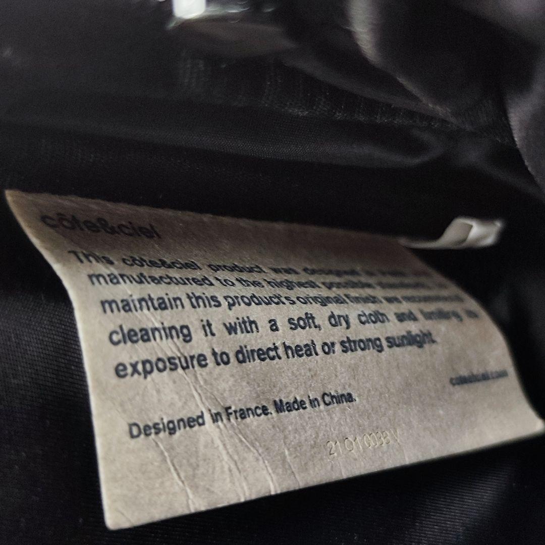 コートエシエル riss リス ボディバッグ 黒 大容量 13インチ 収納可