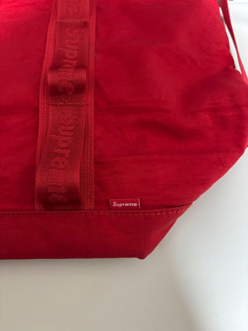 【廃盤品】【おまけ付】supreme zip tote bag 20AW レッド