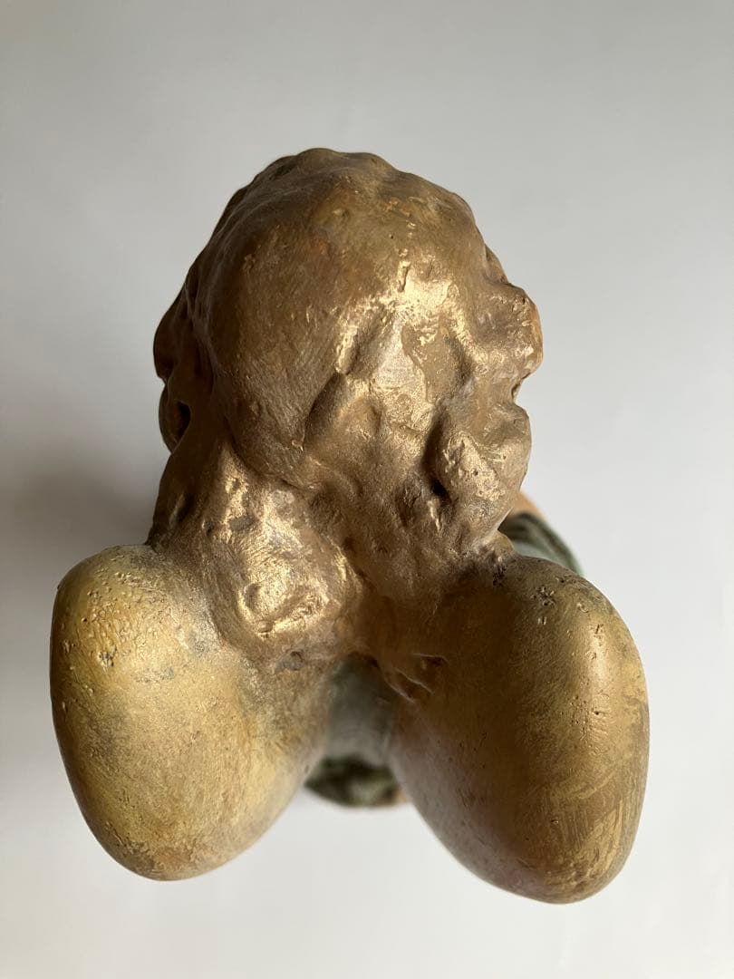 祈りの天使の像　アンティーク