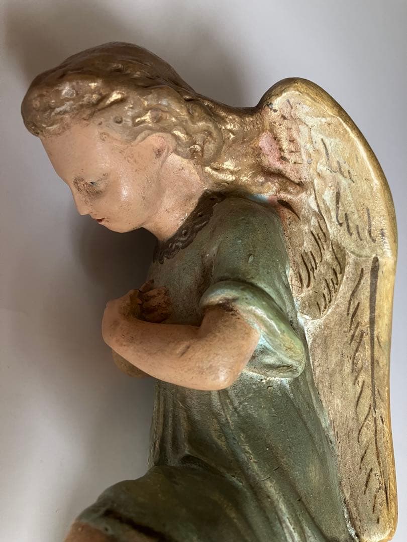 祈りの天使の像　アンティーク
