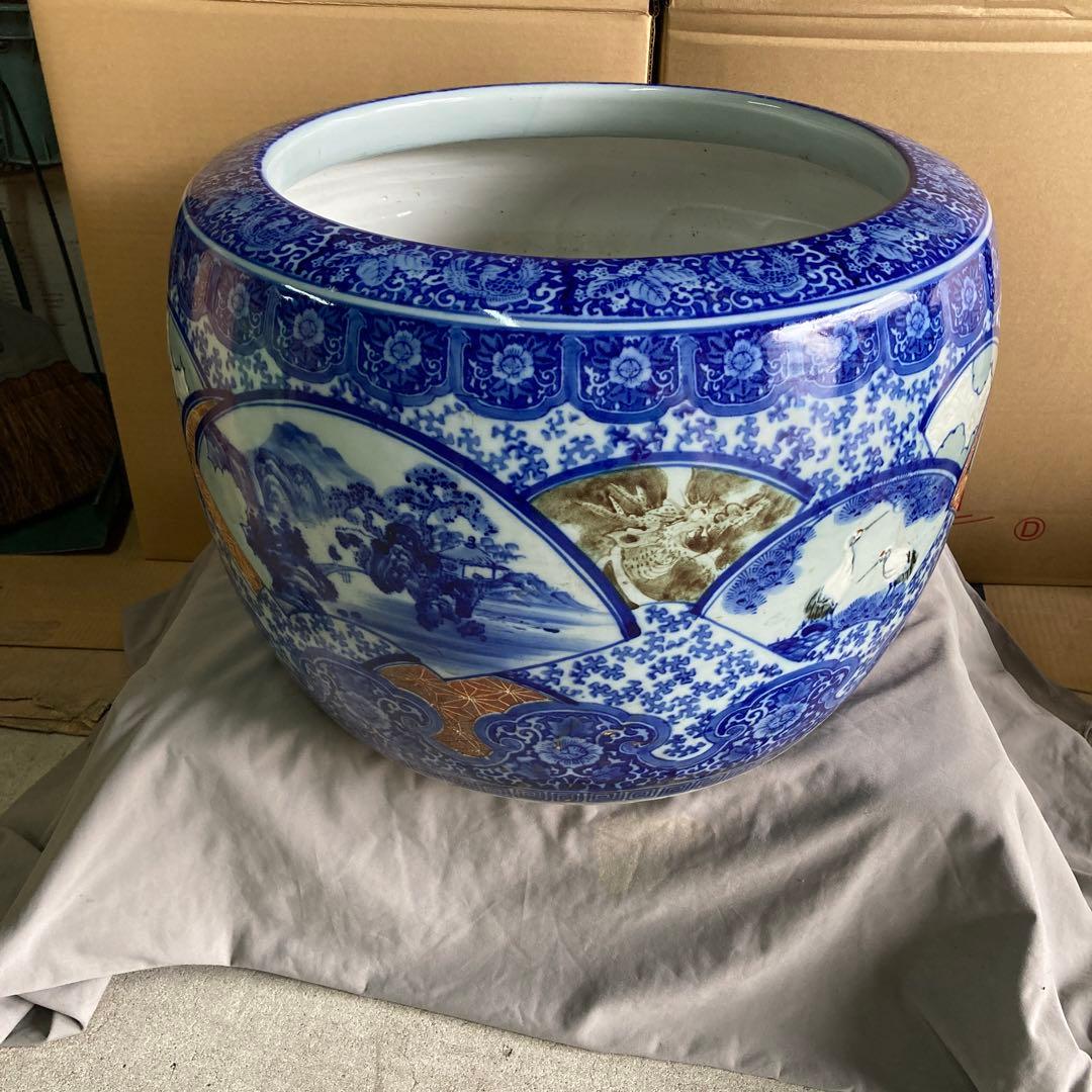 陶器 伊万里焼 火鉢 特大 古民家