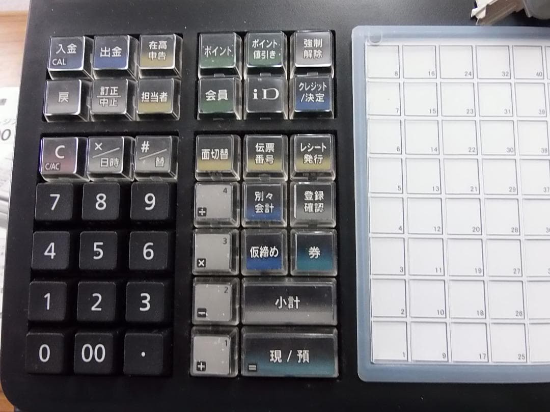 カシオ飲食店向72タッチ3面で可能TK-2500インボイスレジスター250428
