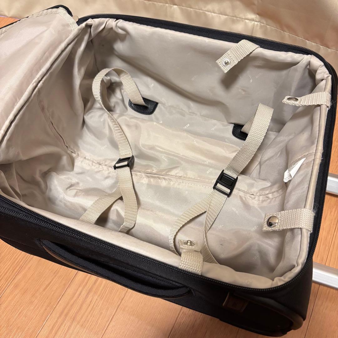 【美品】エース 32151 ソフト ストッパー付き キャリーケース 18L