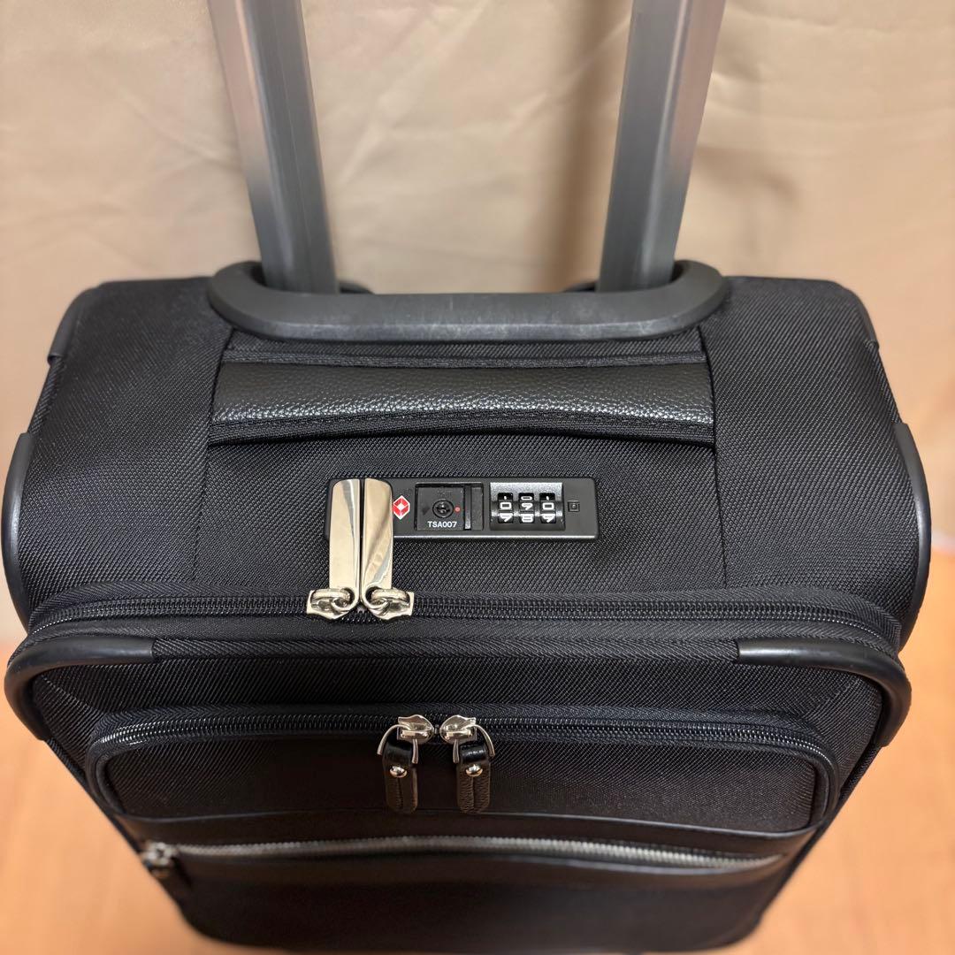 【美品】エース 32151 ソフト ストッパー付き キャリーケース 18L