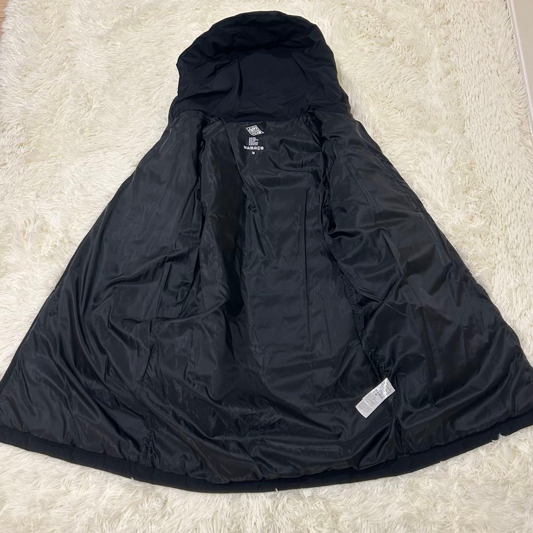 極美品 DANTON ダントン ロング ダウン フード ジャケット M 黒