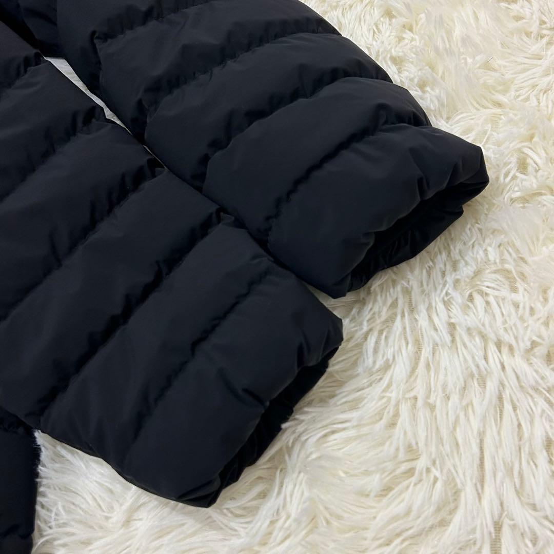 極美品 DANTON ダントン ロング ダウン フード ジャケット M 黒