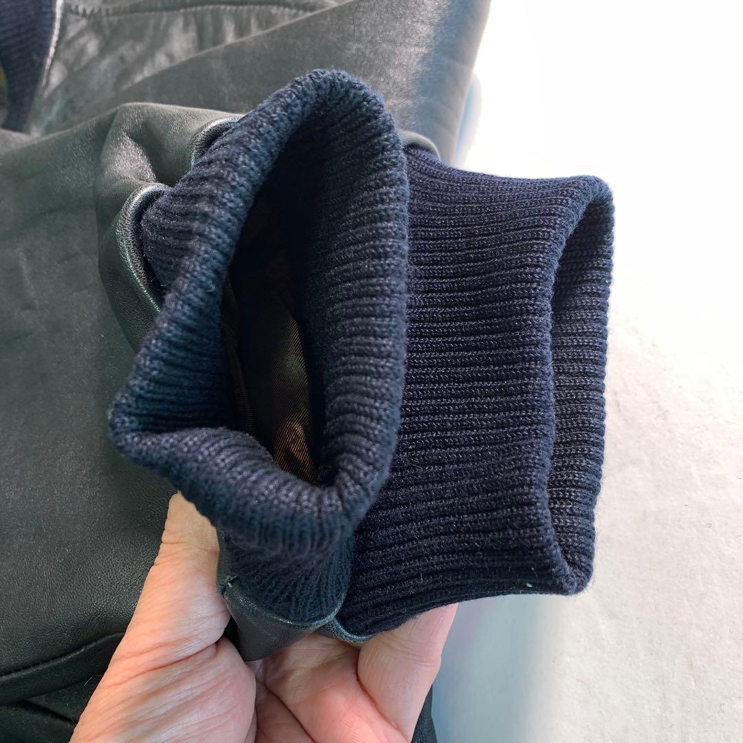 BARISAL 羊革 XLサイズ シングルライダース A-2 フライトジャケット