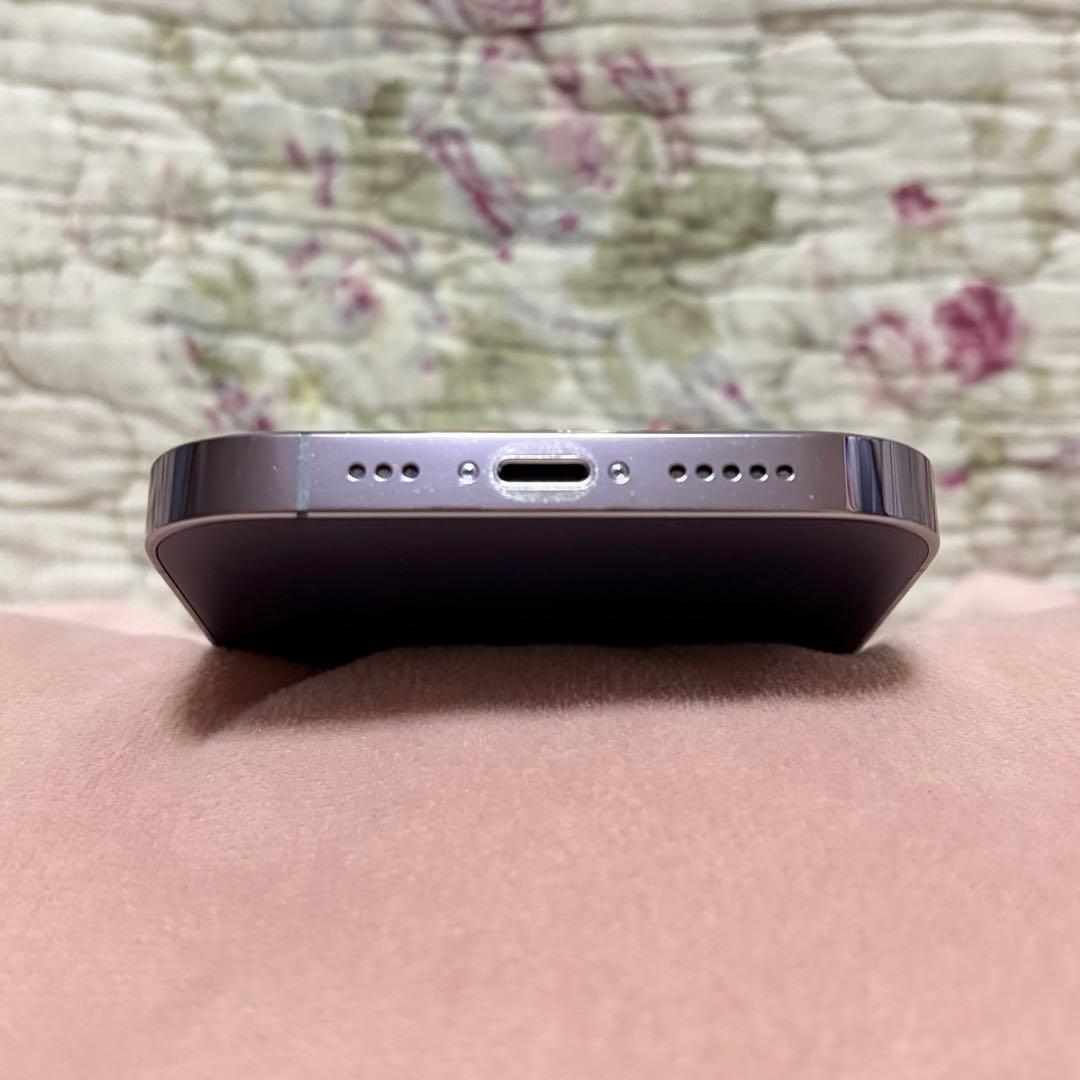 美品✨Apple iPhone 14 Pro 128GB ディープパープル 本体