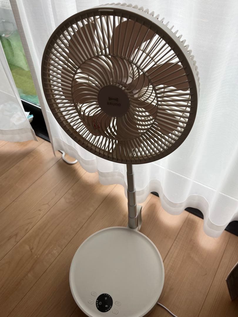 BRUNO DCモーター搭載リビング扇風機 BOE112／アイボリー