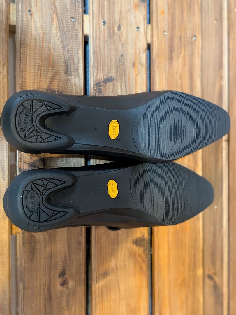 SHISEI シーセイ　シセイ　ブラックレザー ローファー