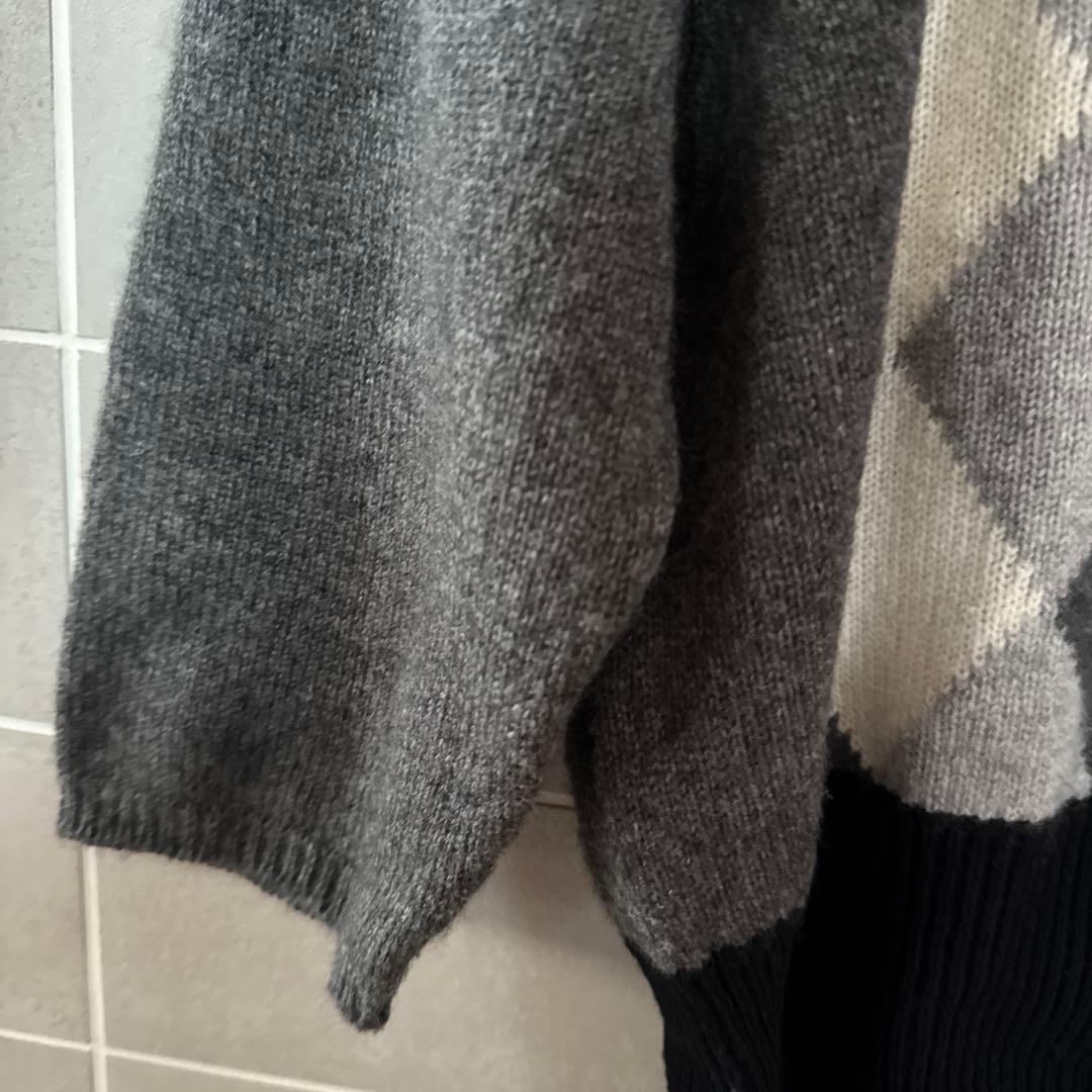 MARGARET HOWELL マーガレットハウエル アーガイル柄　ニット