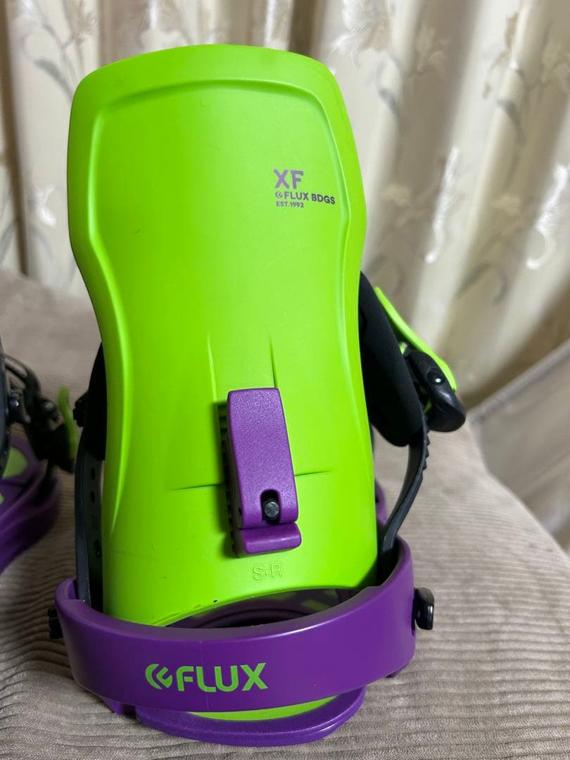 22-23 FLUX XF ビンディング Sサイズ　グリーン/パープル　使用２回