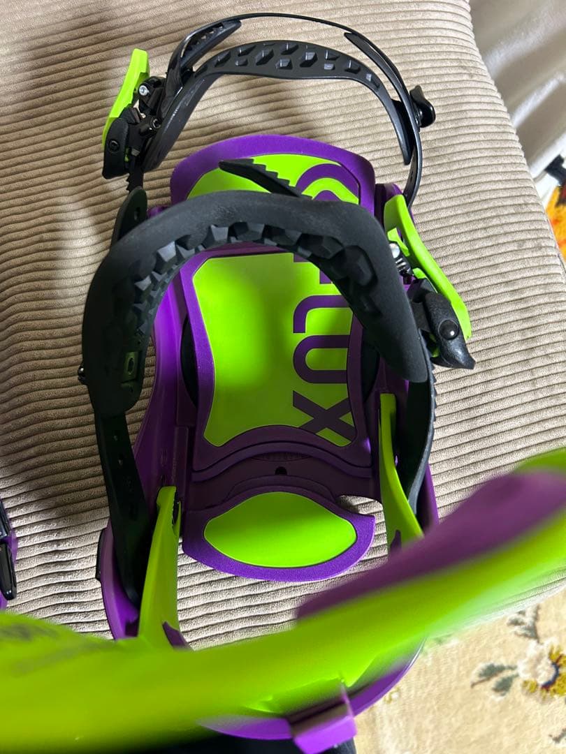 22-23 FLUX XF ビンディング Sサイズ　グリーン/パープル　使用２回
