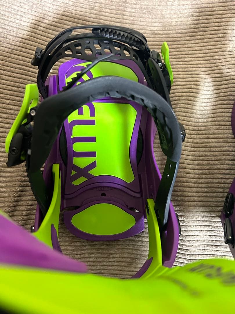 22-23 FLUX XF ビンディング Sサイズ　グリーン/パープル　使用２回