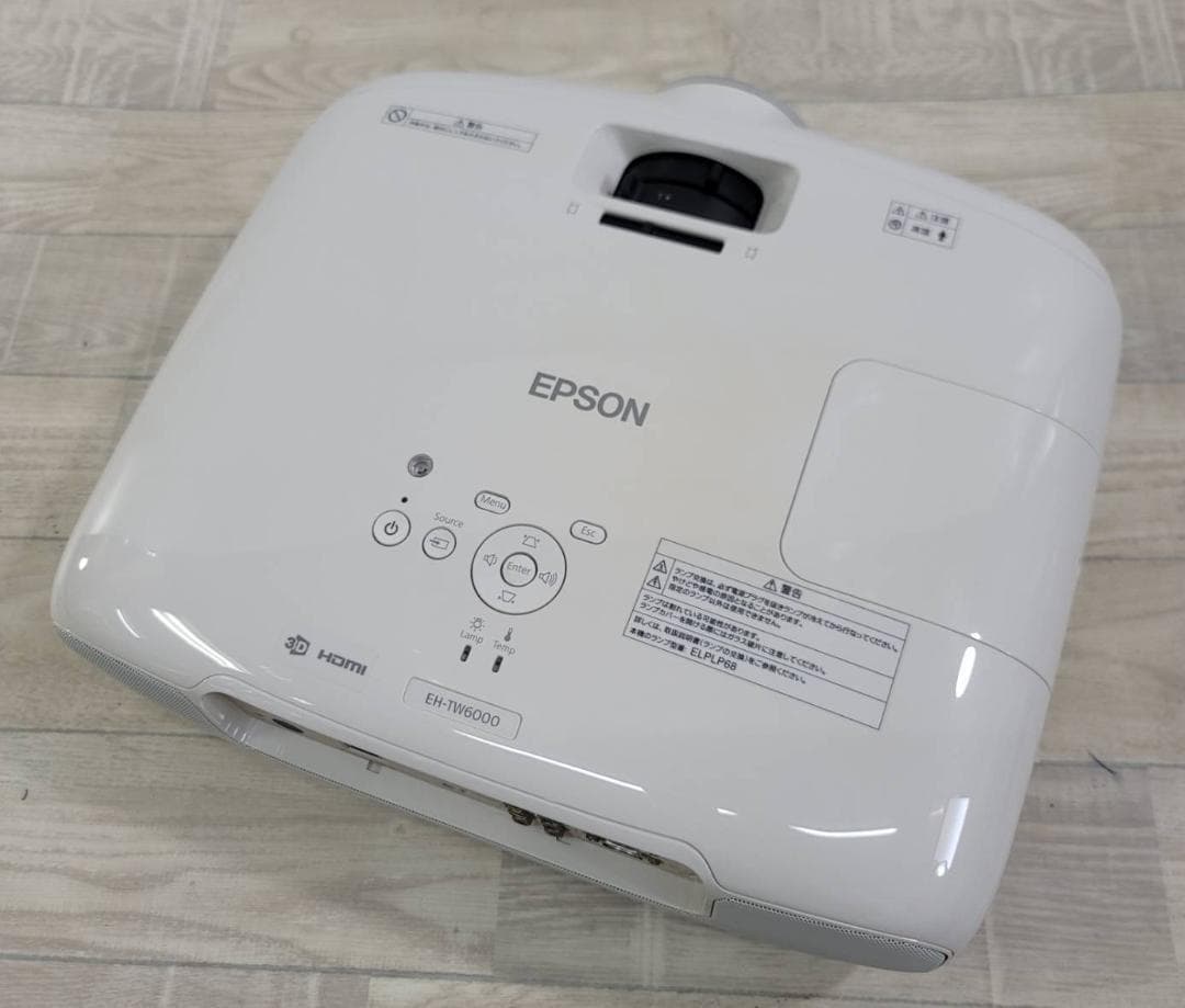 【良品】EPSON ホームプロジェクター EH-TW6000
