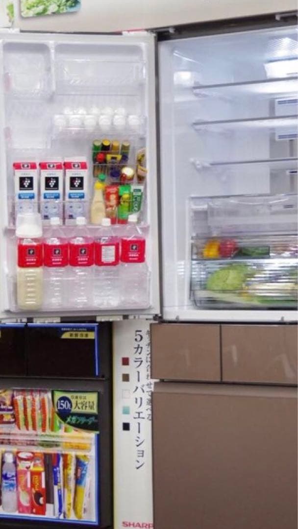 SHARP4ドア SJ-GT41B-T410Lどっちもドア サテンブラウン