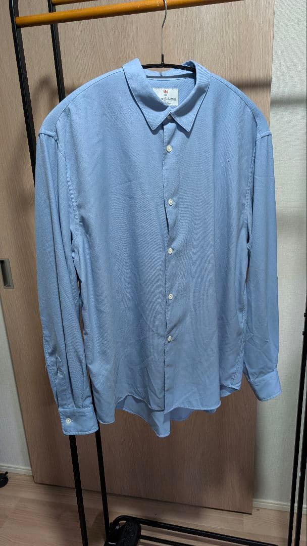 ま*む様 MBハイエンド尾州ウールシャツ（リラックスフィット）サックスブルー S