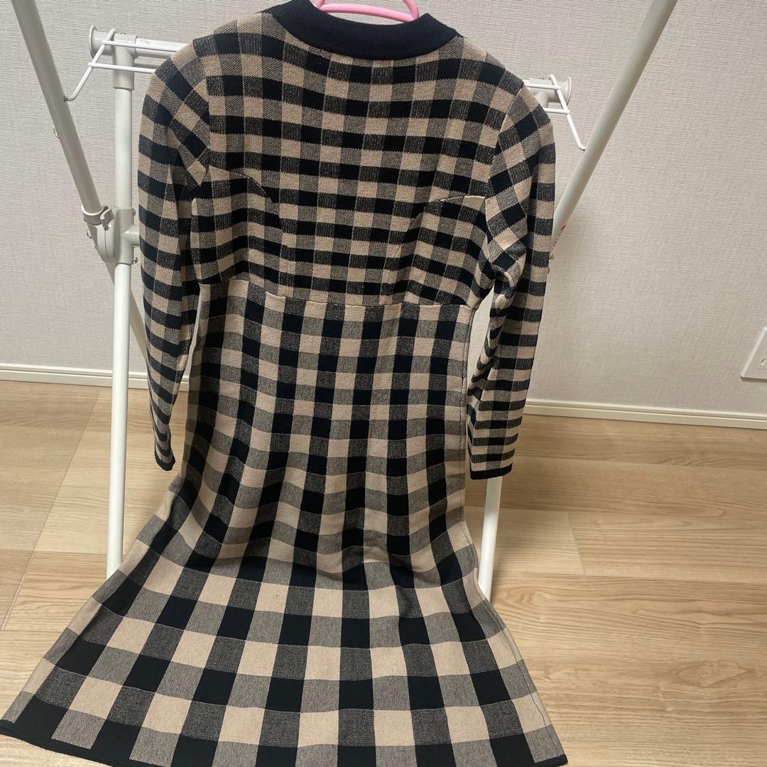 パンツ herliptoParisHighRiseJeans PlaidJacquard