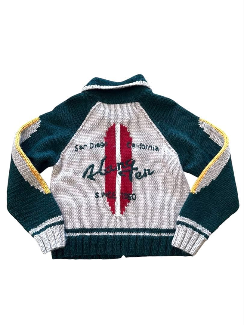 ▪️HANG TEN ハンテン オールドサーフ カウチンニットカーディガンM