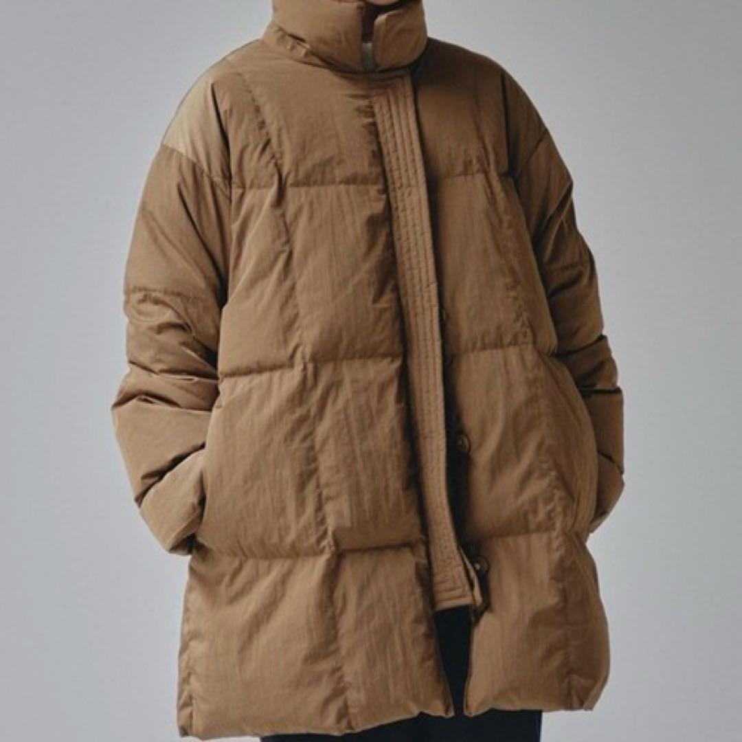 TODAYFUL トゥデイフル スタンドカラーダウンジャケット キャメル