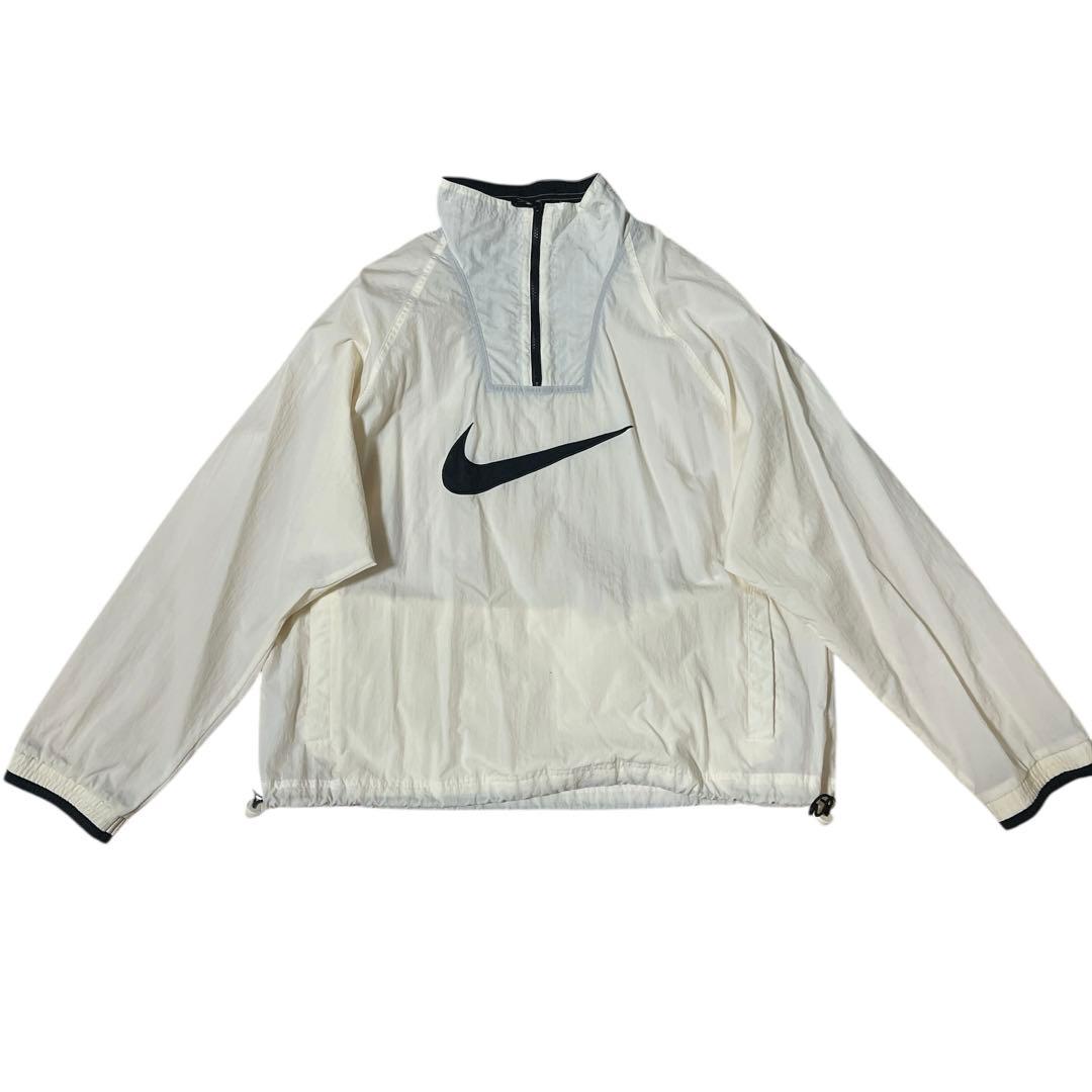 90年代〜00年代NIKE ナイキ ハーフジップ　刺繍 プルオーバー ジャケット