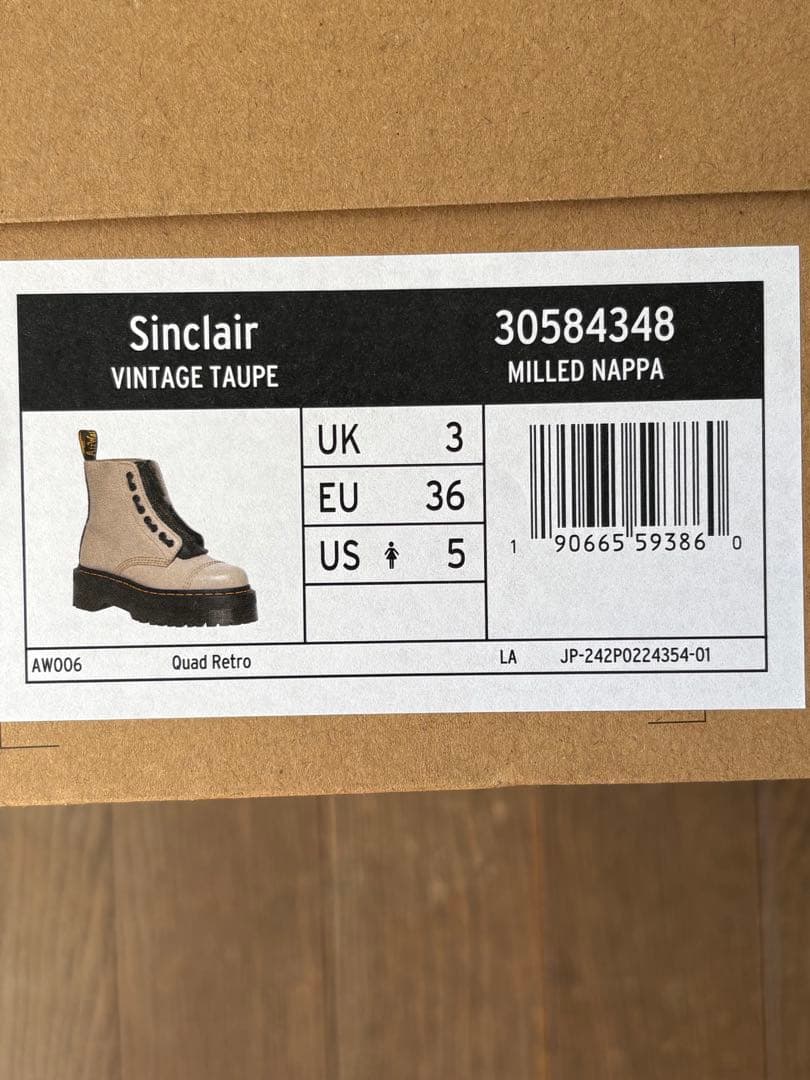 極美品★Dr. Martens Sinclair 22cm UK3