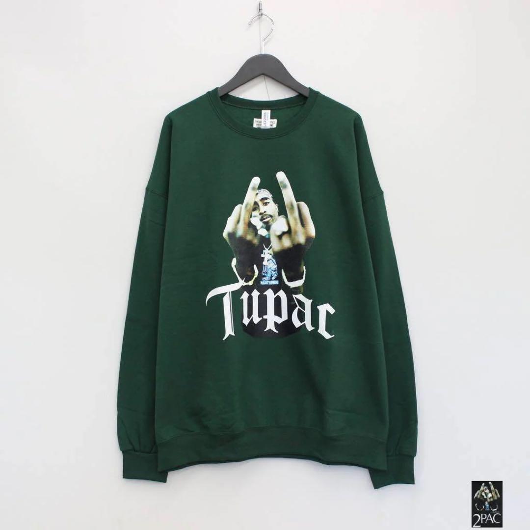 新品　希少　ワコマリア　2pac Tupac クルーネックスウェット　Lサイズ