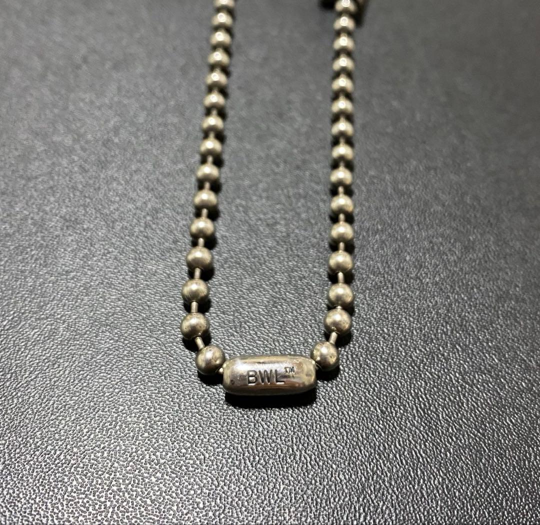 セール中！　ビルウォールレザー　4mm ボールチェーンネックレス　24inch