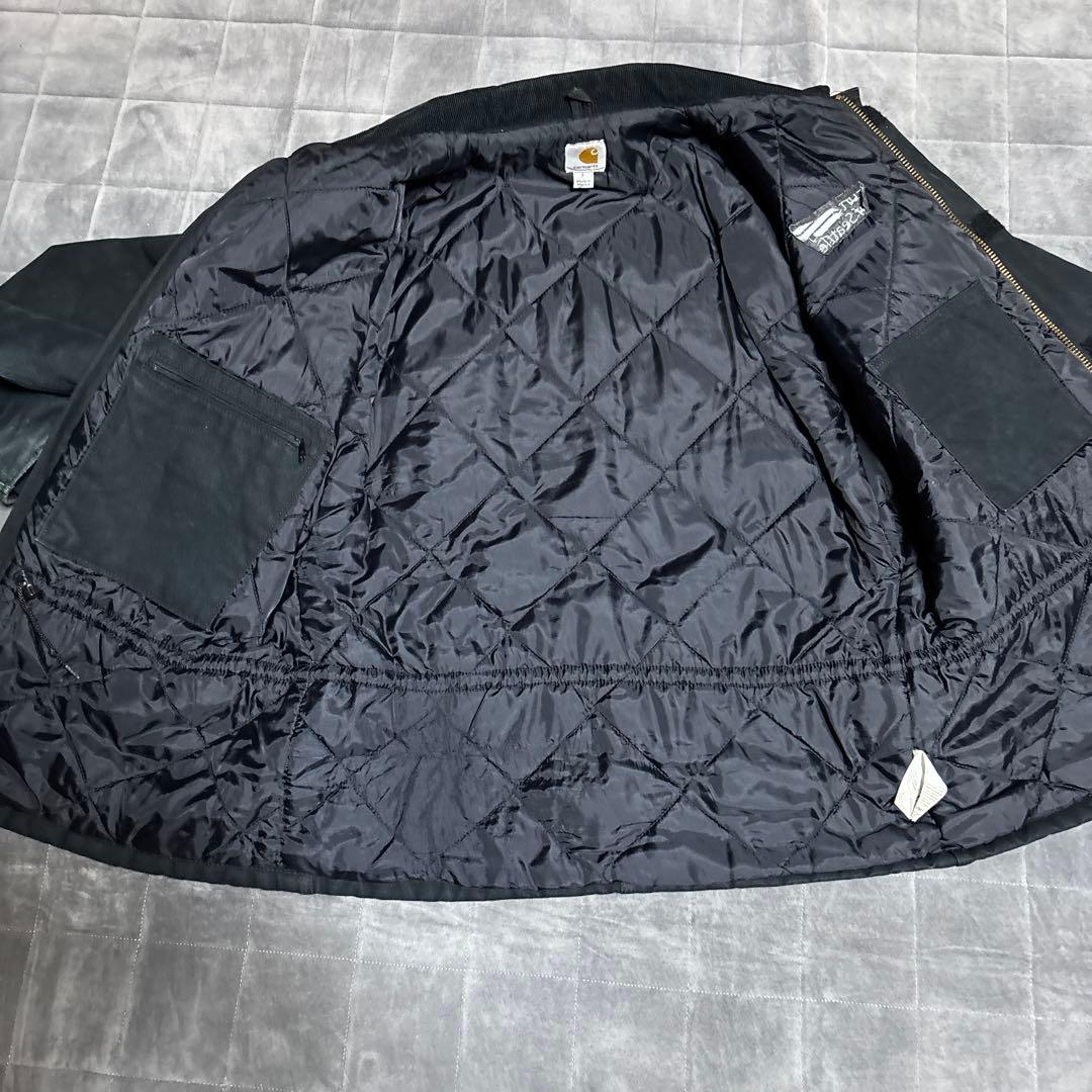 Carhartt デトロイトジャケット　企業ロゴ