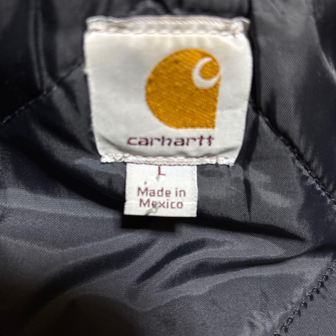 Carhartt デトロイトジャケット　企業ロゴ
