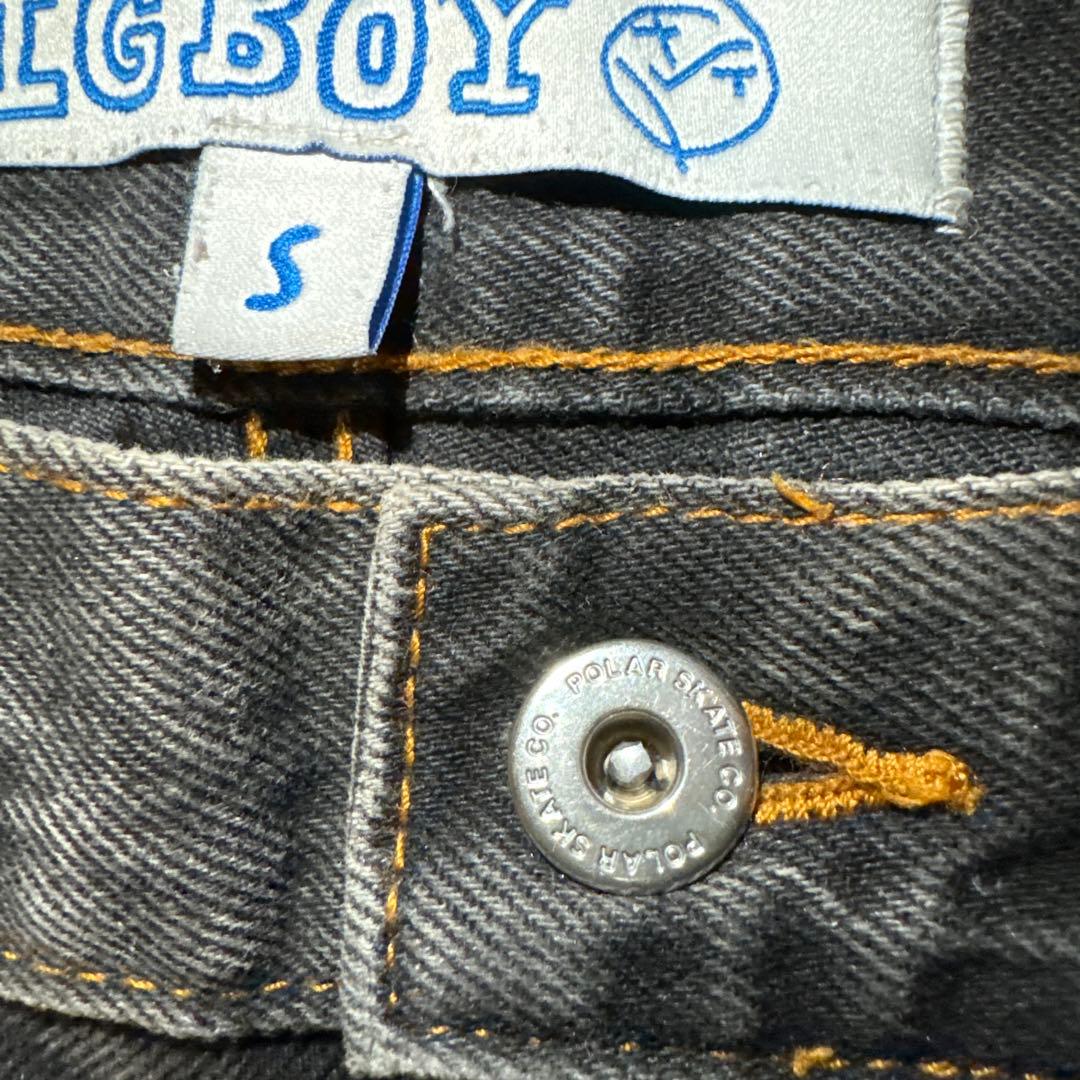 POLAR SKATE BIGBOY 旧ロゴ　s デニム