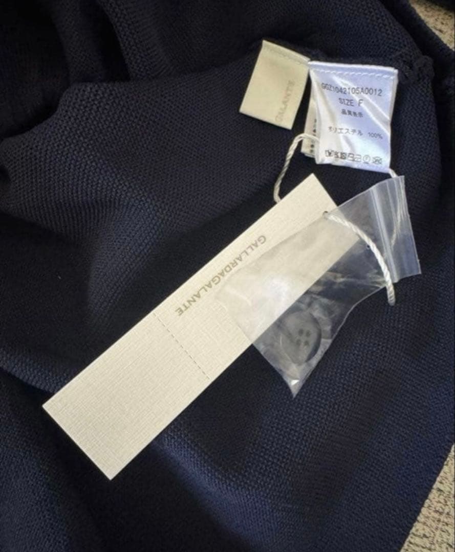 ★新品タグ付｜ガリャルダガランテ｜ペプラム2WAYカーデ｜ネイビー｜完売商品