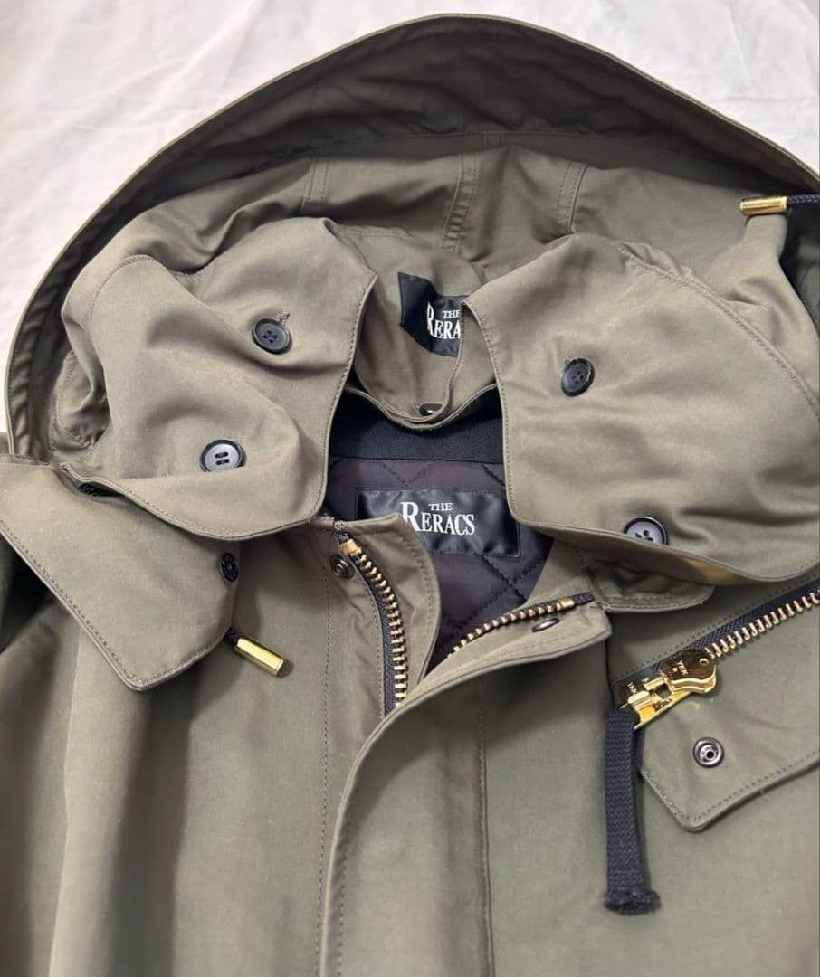 THE RERACSリラクス　ショートモッズコート　ライナー付き