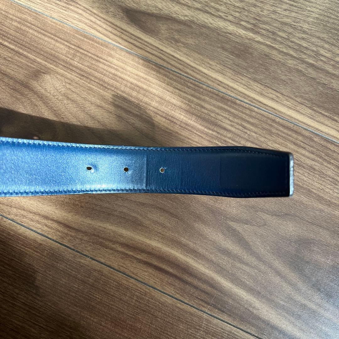 エルメス　エブリン　パンチング　バックル　ベルト　レザーベルト　95