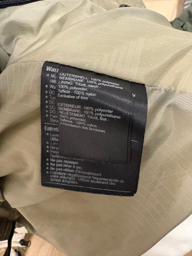 BURTON 迷彩 スノーボードウェア 上下セット L