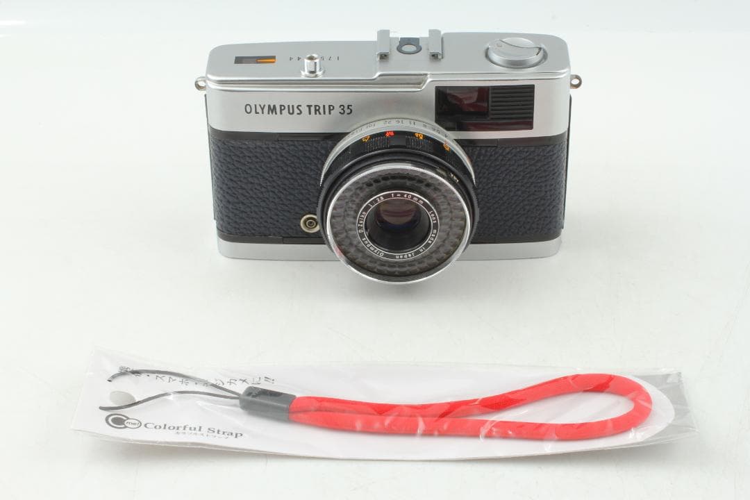 【美品　整備済】ネイビー　オリンパストリップ35 40mm f2.8 1080