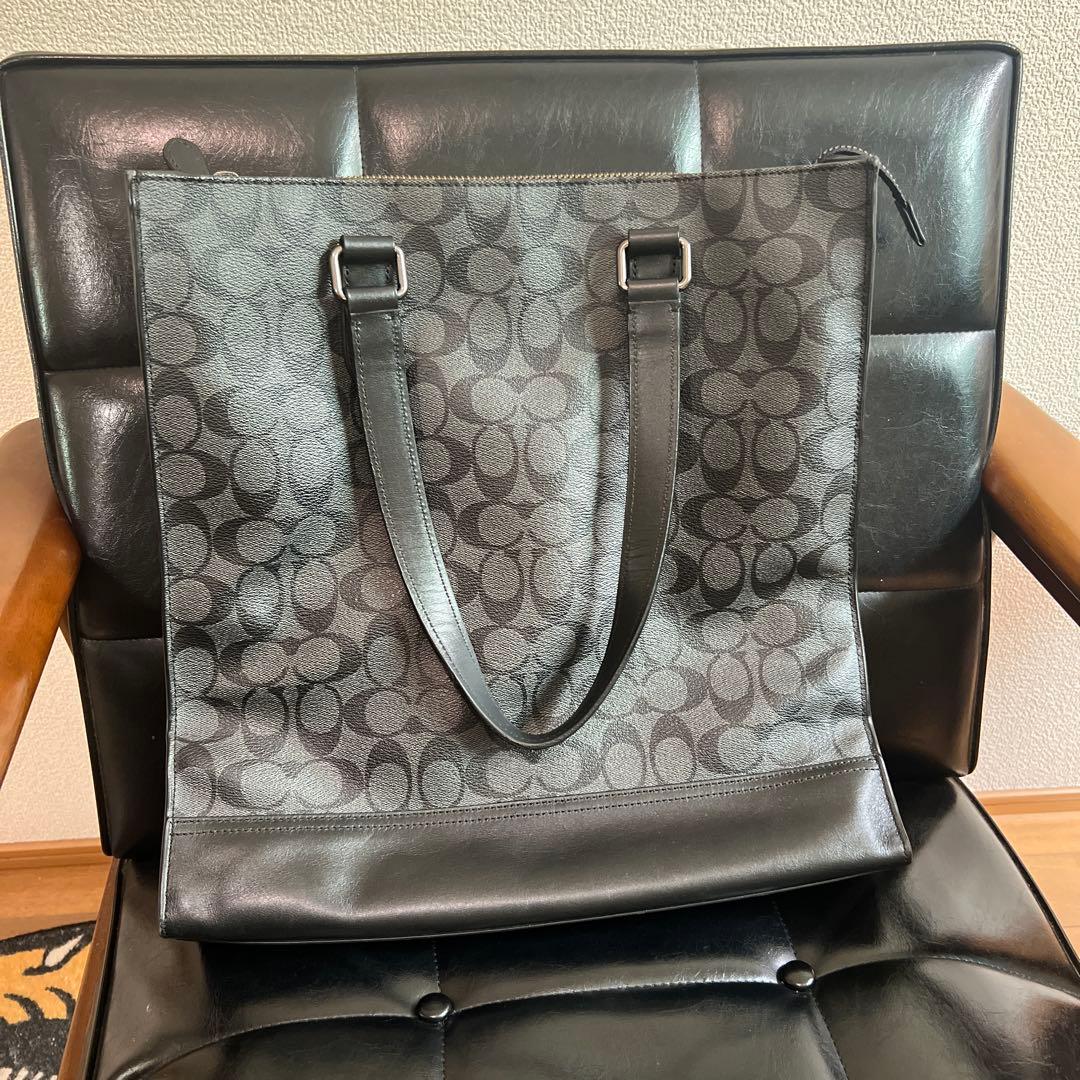 【極美品】COACH コーチ グラハム ストラクチャード ビジネス トートバッグ