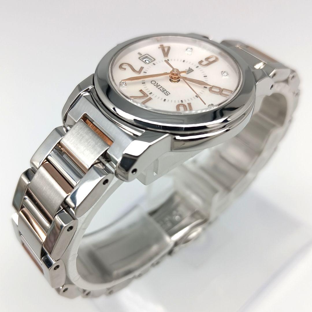 【美品 ダイヤモンド】セイコー　ルキア　レディース腕時計　a5L-1