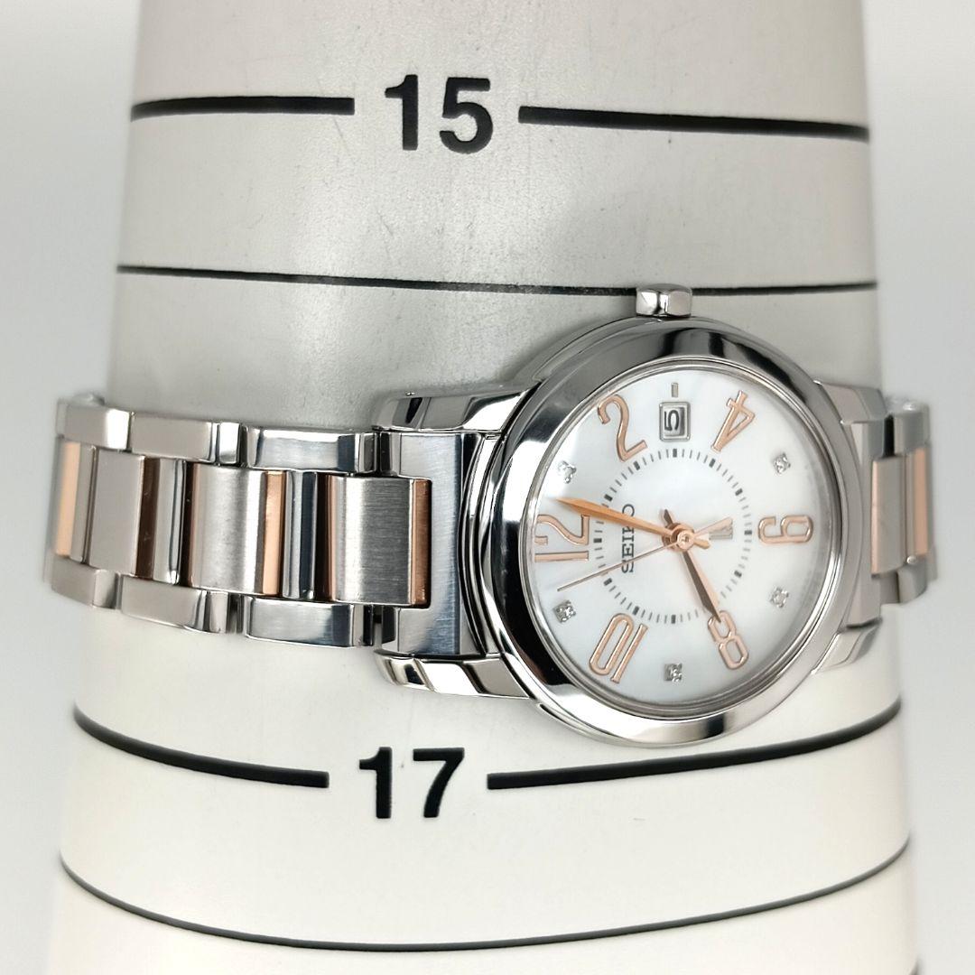 【美品 ダイヤモンド】セイコー　ルキア　レディース腕時計　a5L-1