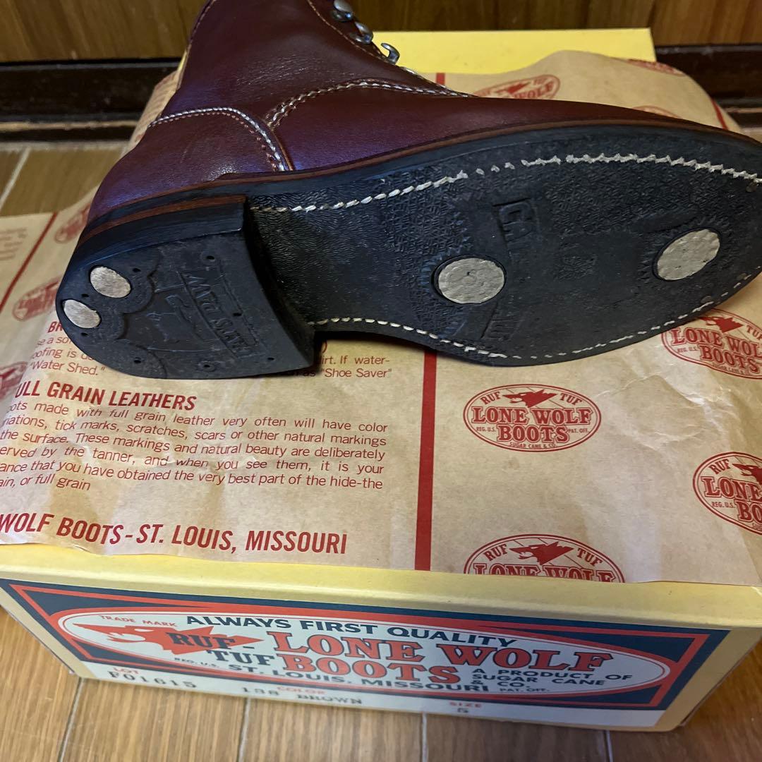 美品 希少サイズ LONE WOLF BOOTS カーペンター