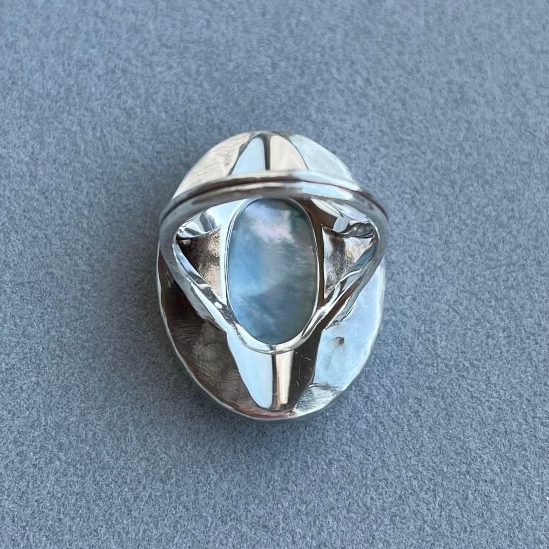 【最終お値下げ】agete 白蝶貝 シェル silver リング