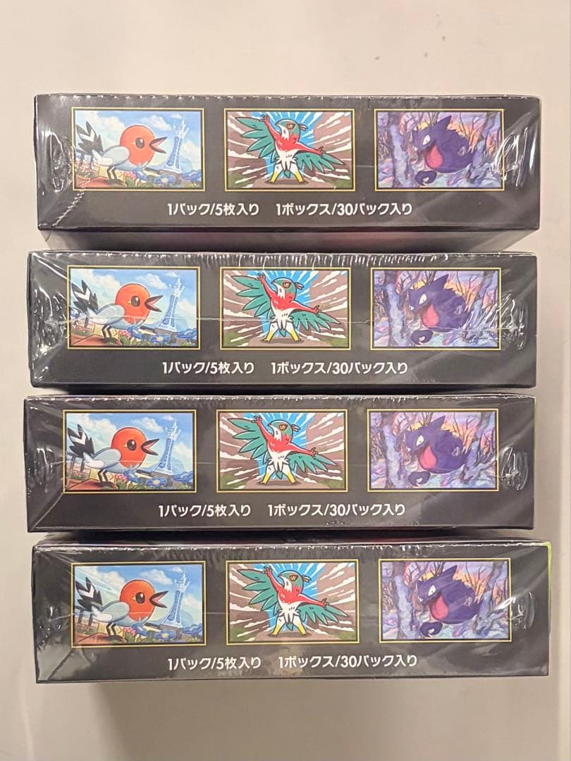 ポケモンカード ムニキスゼロ 4BOX シュリンク付き