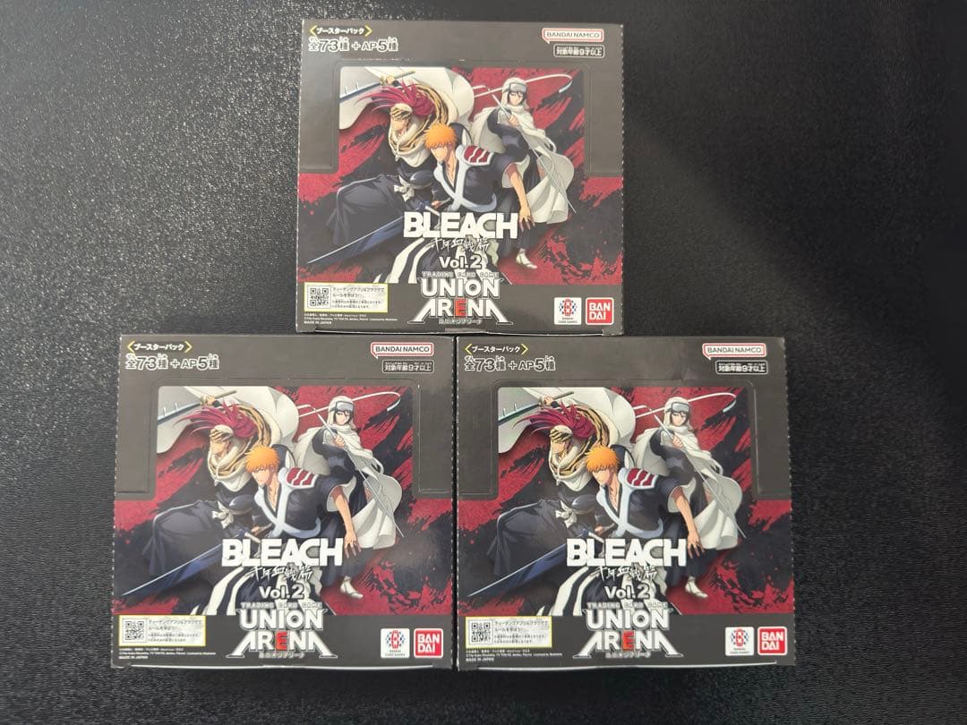ユニオンアリーナ BLEACH 千年血戦篇 Vol.2 3BOXテープ付き 初版