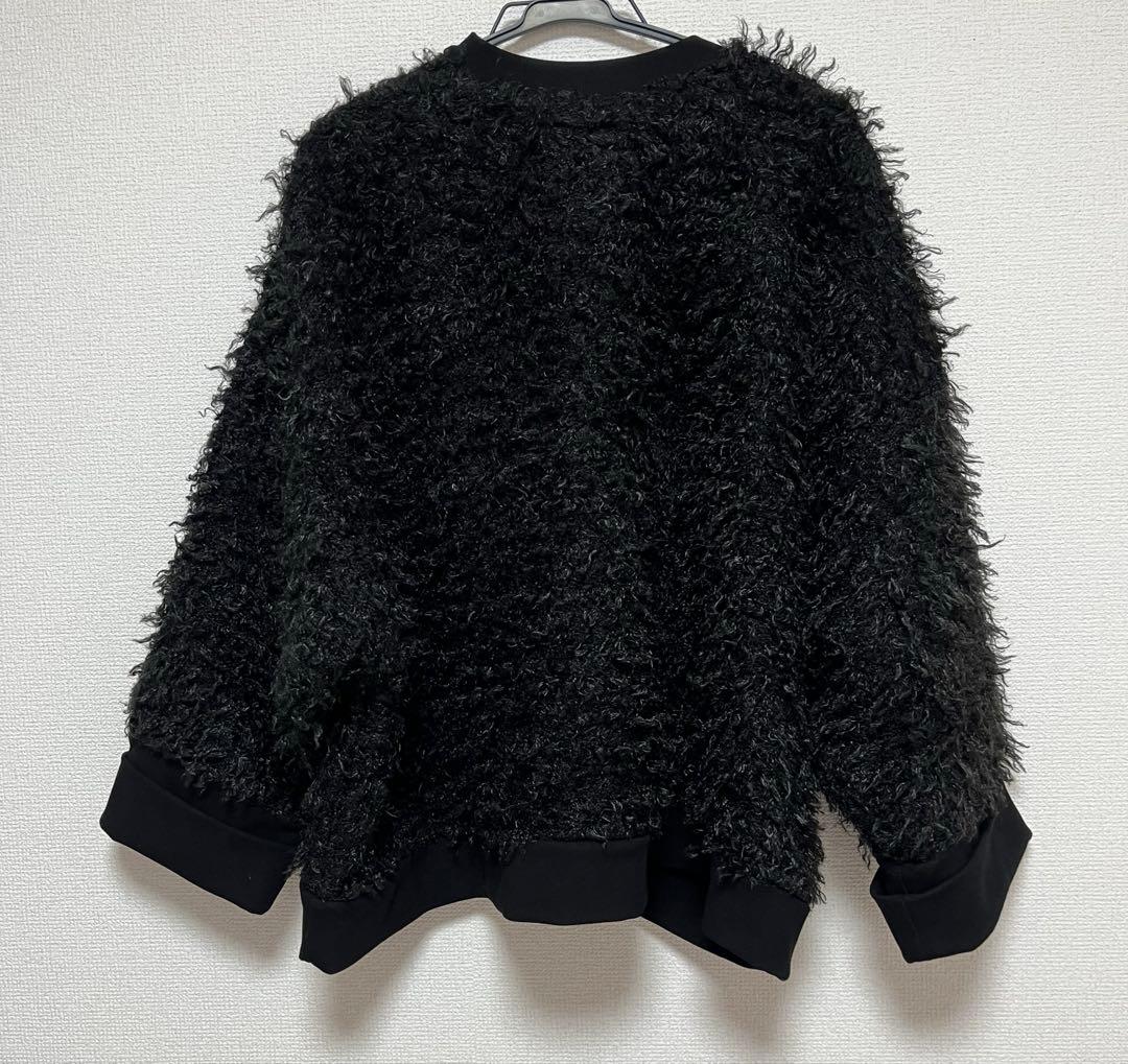 ALEGRE シャギープルオーバーブラック