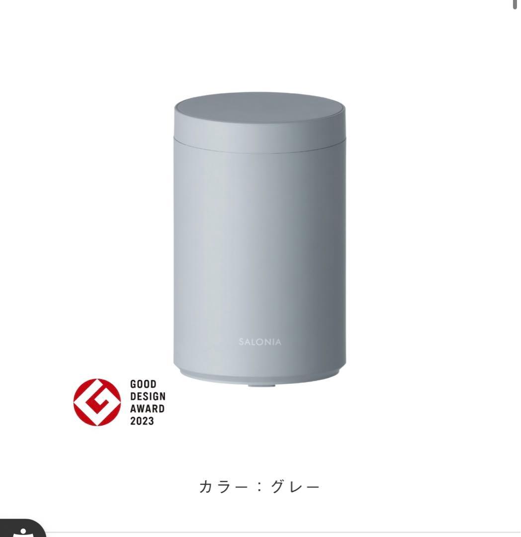 SALONIA PURE BRIGHT STEAMER グレー